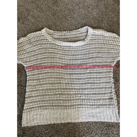 Express Cozy Textured Knit Sweater – Neutral Beige – 100% Acrylic - Picture 5 of 6